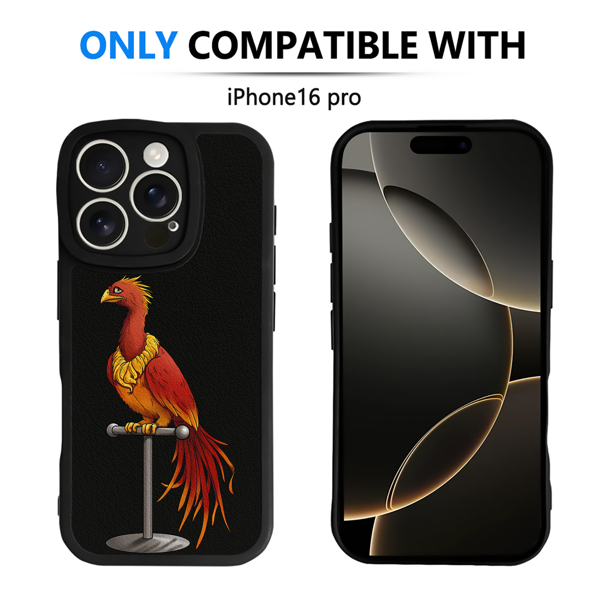 （画像用） Harry Potter ハリー・ポッターシリーズ 【iPhone 16シリーズ対応】シリコンスマホケース（レザー調） 材質：シリコン